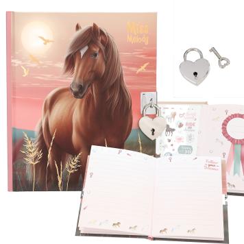 Miss Melody Tagebuch mit Stickern, Motiv 2