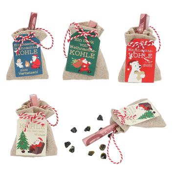 Kerstmis zakje voor gel in display