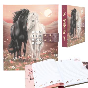 Miss Melody Journal avec code et son, motif 1