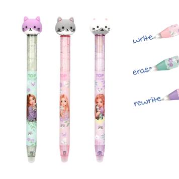 TOPModel Penna a gel cancellable BLOOMING KITTY