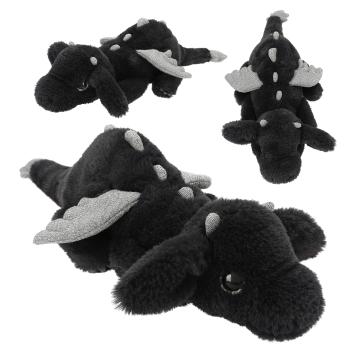 SNUKIS Plush Dragon Black