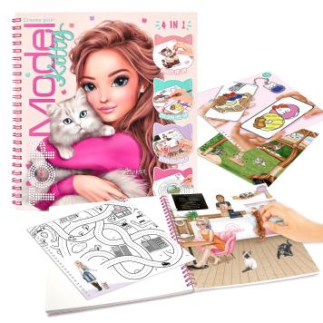 Create Your TOPModel Kitty Colouring Book