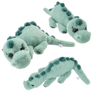 Dino World Plush Dino Lying Light Green 50 cm