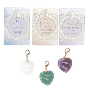 Heart Moments pierre précieuse dans présentoir