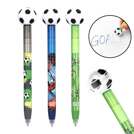 Action World Erasable Gel Pen Football