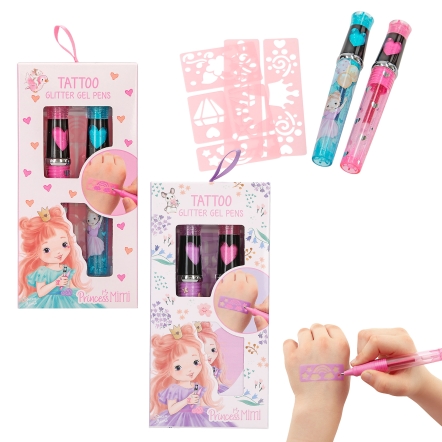 Princess Mimi tattoo glitter gelpennen