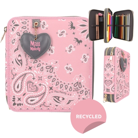 Miss Melody estuche doble con colgante BANDANA