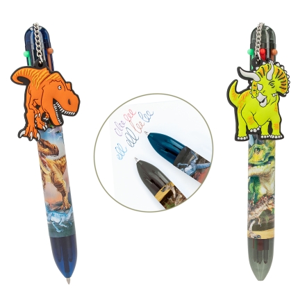 Dino World Gel Pen 6 Colours