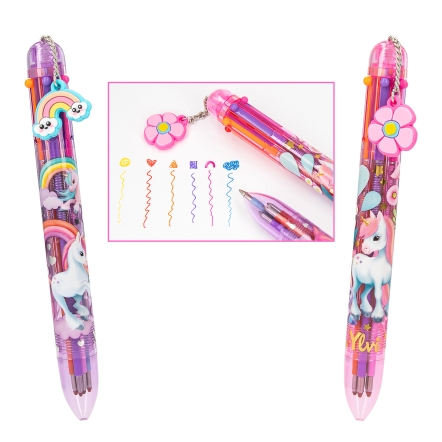 Ylvi Stylo gel avec 6 couleurs