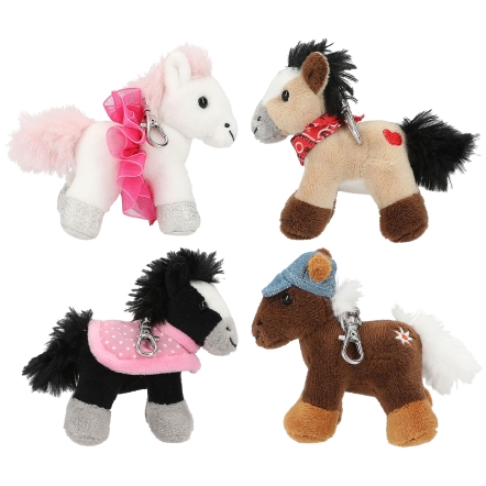 Miss Melody caballito de peluche con mosquetón