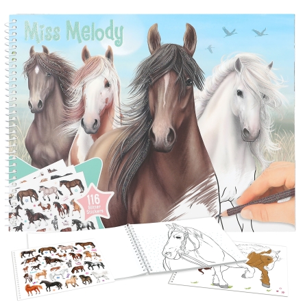Miss Melody kleurboek