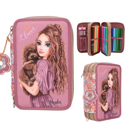 TOPModel estuche triple FLORAL