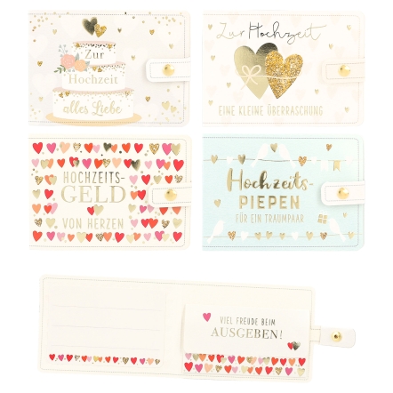 Hochzeit Papier Geldbörse