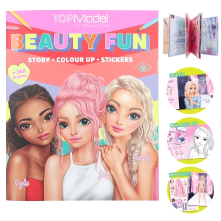 TOPModel album de coloriage BEAUTY FUN