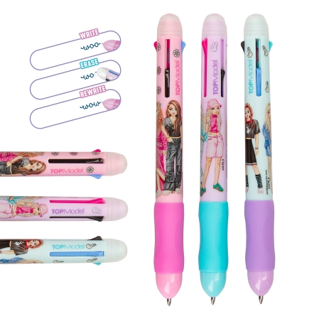 TOPModel uitgumbare gelpen met 4 kleuren