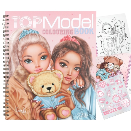 TOPModel Livre de coloriage TEAM TEDDY