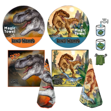 Dino World magic towel