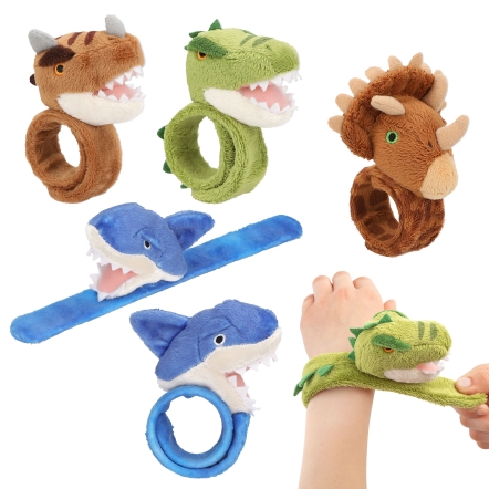 Dino World klaparmband knuffel