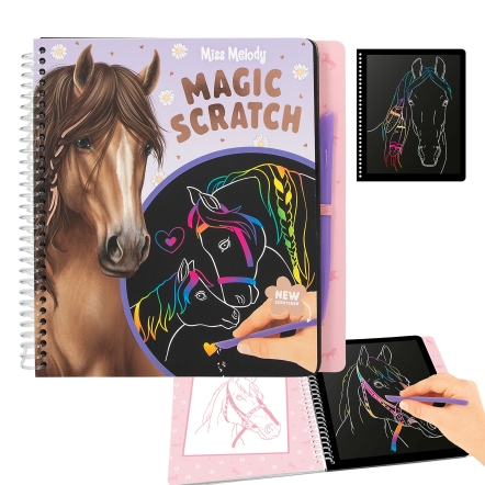 Miss Melody Magic Scratch boek