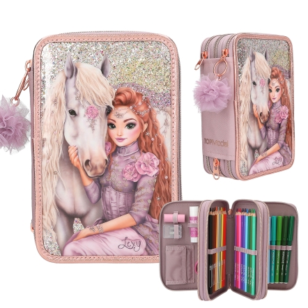 TOPModel estuche triple VIVA VIOLET