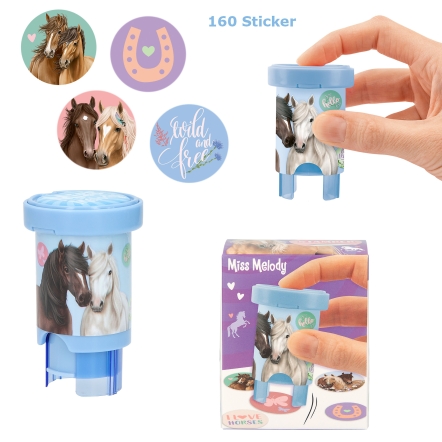 Miss Melody sticker stamper