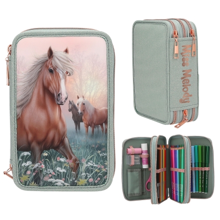 Miss Melody 3-vaks etui ROMANTIC FIELDS