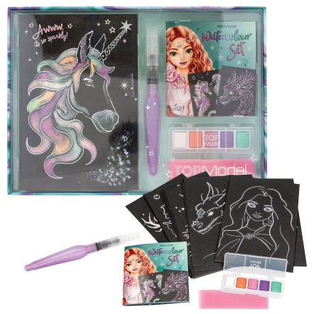 TOPModel set de acuarelas metálicas 