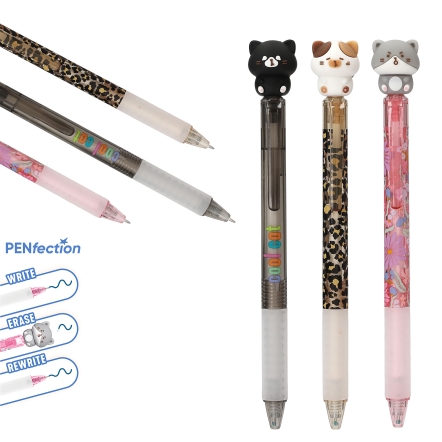 PENfection Gel Pen With Cat-Topper