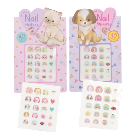 Princess Mimi Autocollants pour ongles - motifs d'animaux