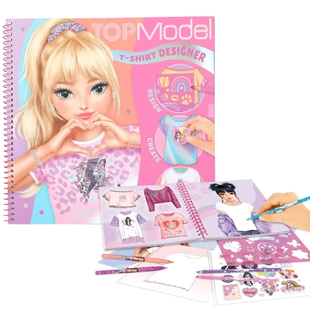 TOPModel T-shirt Designer kleurboek