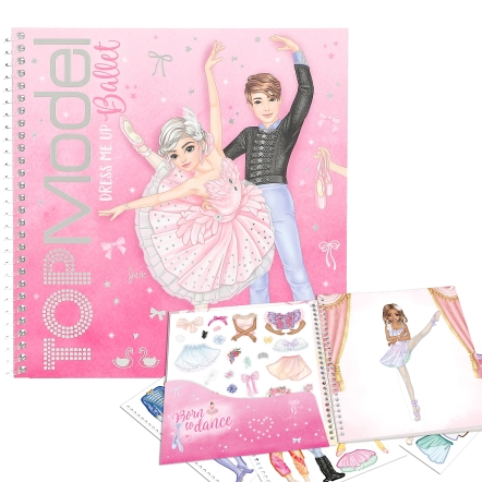 TOPModel Dress Me Up Stickerbook BALLET