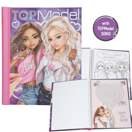 TOPModel Colouring Book With LED And Sound MY BFF