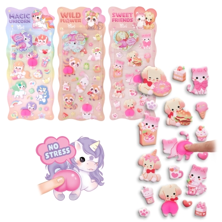 Ylvi Puffy Sticker No Stress