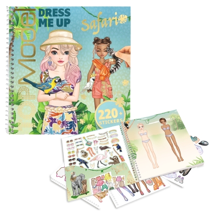 TOPModel Dress Me Up Stickerbuch Safari