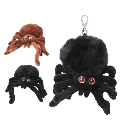 Adventure World Pendentif araignée en peluche