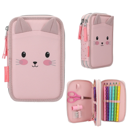 Princess Mimi Double Pencil Case Cat