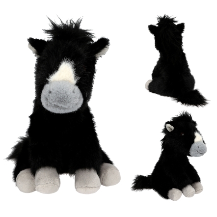 Miss Melody Plüsch Pferd schwarz 20 cm