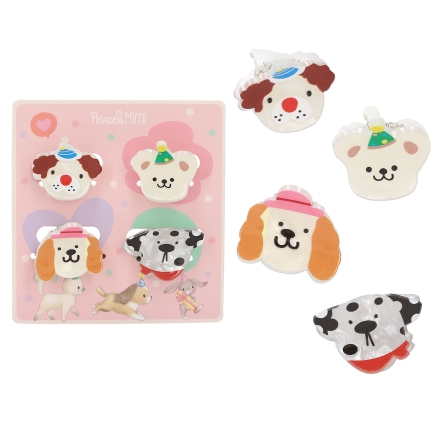 Princess Mimi Hair Clips With Print