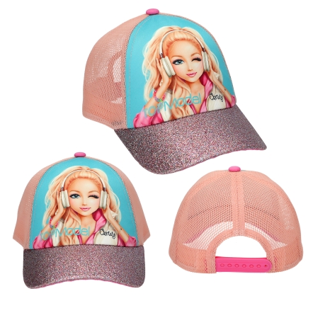 TOPModel Casquette imprimée à paillettes MUSIC