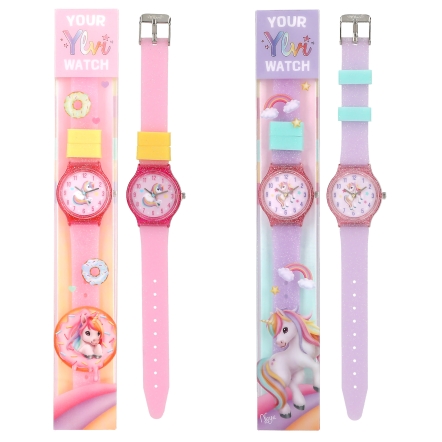 Ylvi Montre avec bracelet silicone