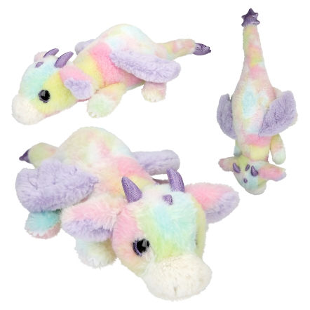 Snukis Peluche Dragon multicolore