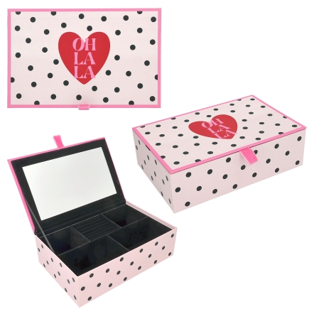LOVIES Schmuckbox Motiv 2 mit  Punkten