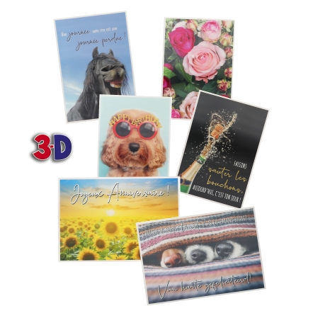 Cartes pliables 3D ART