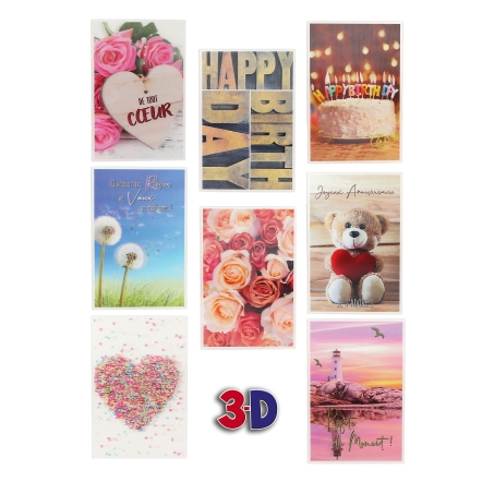 Cartes moyen 3D ART
