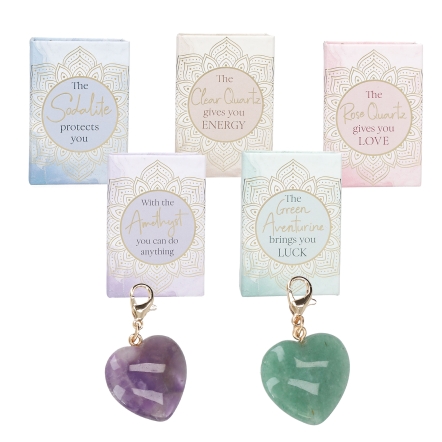 Heart Moments pierre précieuse dans présentoir