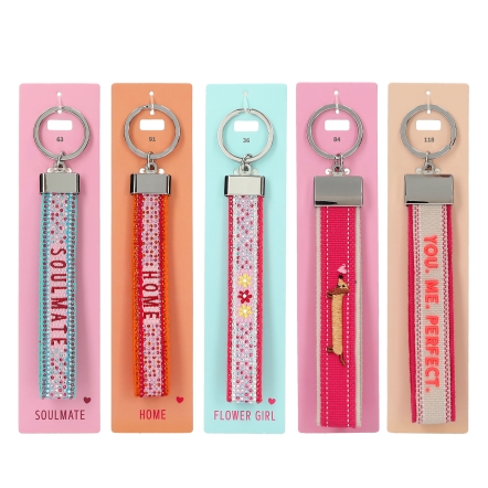 Sleutelhangers gelukglitter