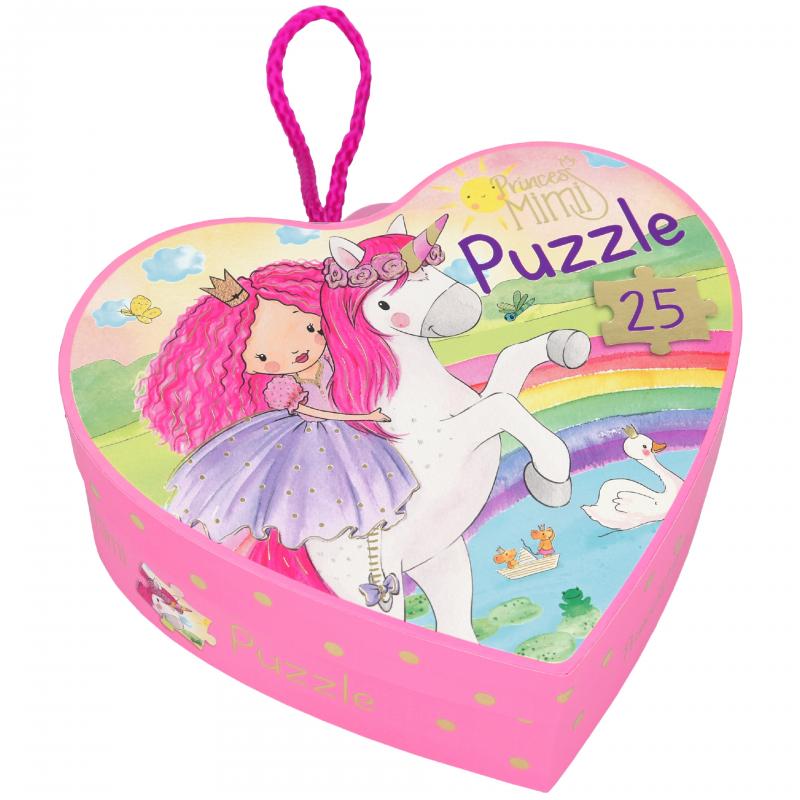 Princess Mimi Puzzle in Herzschachtel, 25 Teile