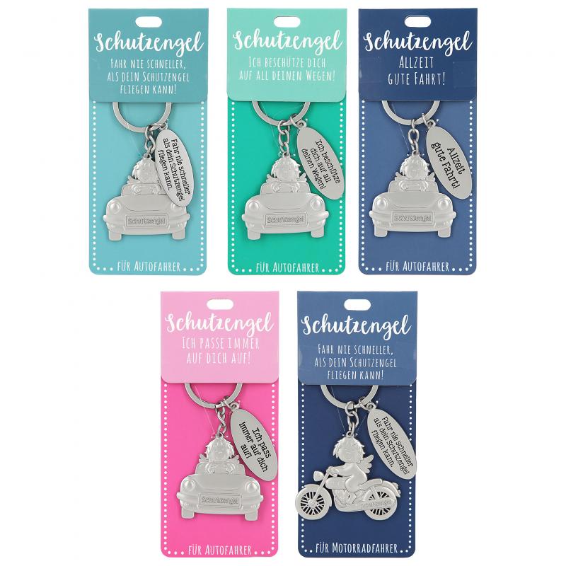 Guardian Angel Keyrings "Safe In Road Traffic"