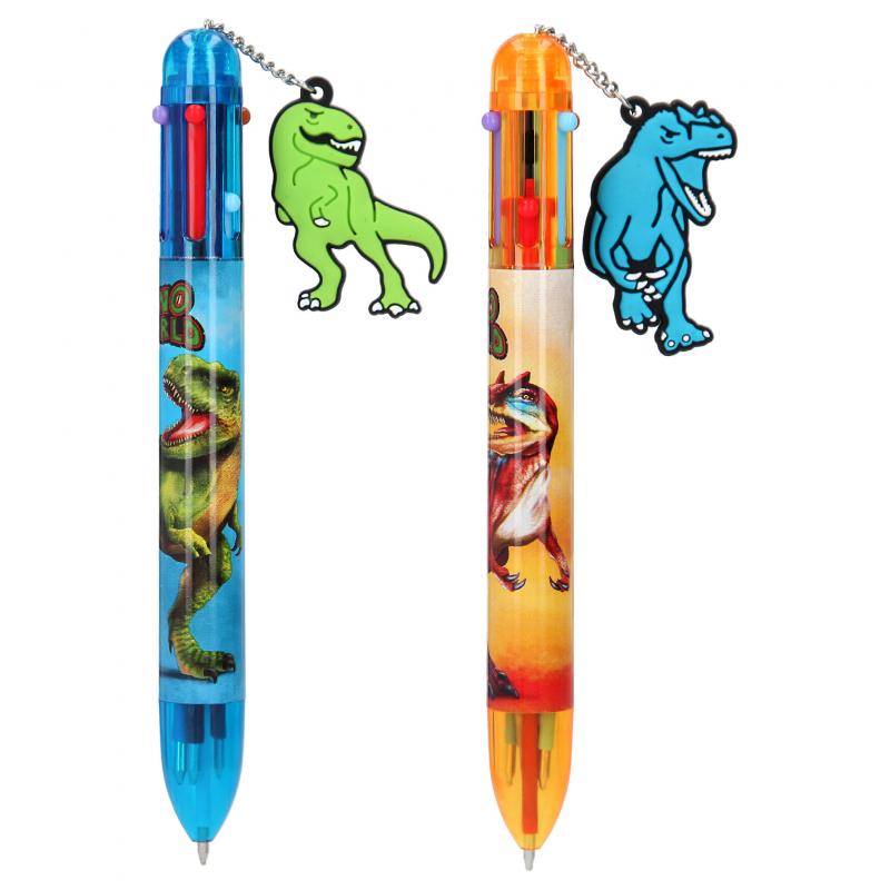 Dino World Stylo 6 couleurs