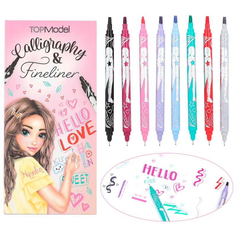 TOPModel Kalligraphy und Fineliner Set